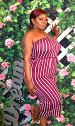 The "Sabrina"Palazzo Jumpsuit (Plus/Curve)
