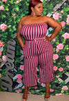 The "Sabrina"Palazzo Jumpsuit (Plus/Curve)