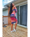 The "Layla" Crop & Pencil skirt set