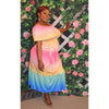 "Rainbow" Maxi Dress (Plus/Curve)
