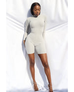 The "Too Cute" Ribbed Romper
