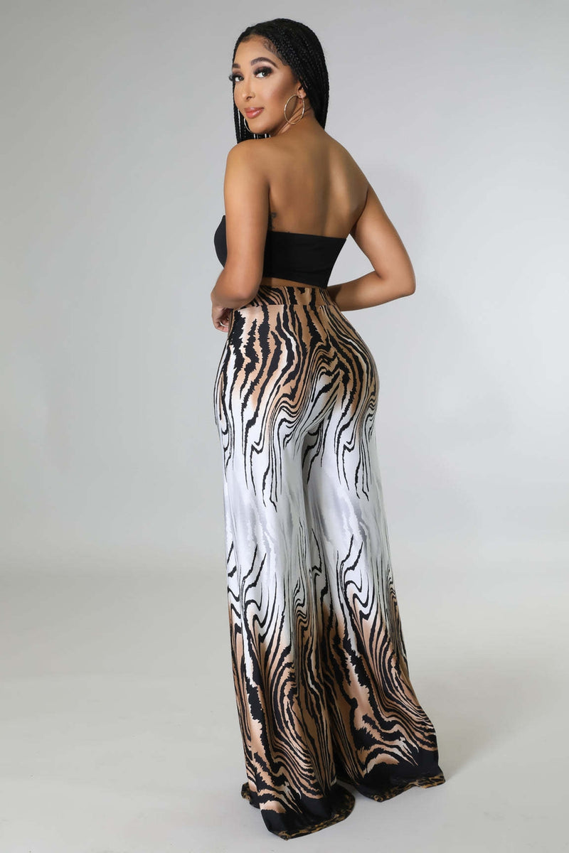 The "sheila" Flare Pants & Crop Set