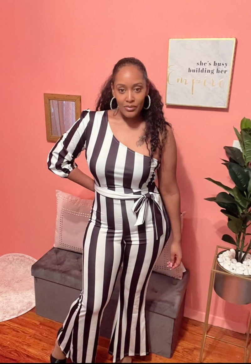 The "Mary Jane" Stripe Jumpsuit